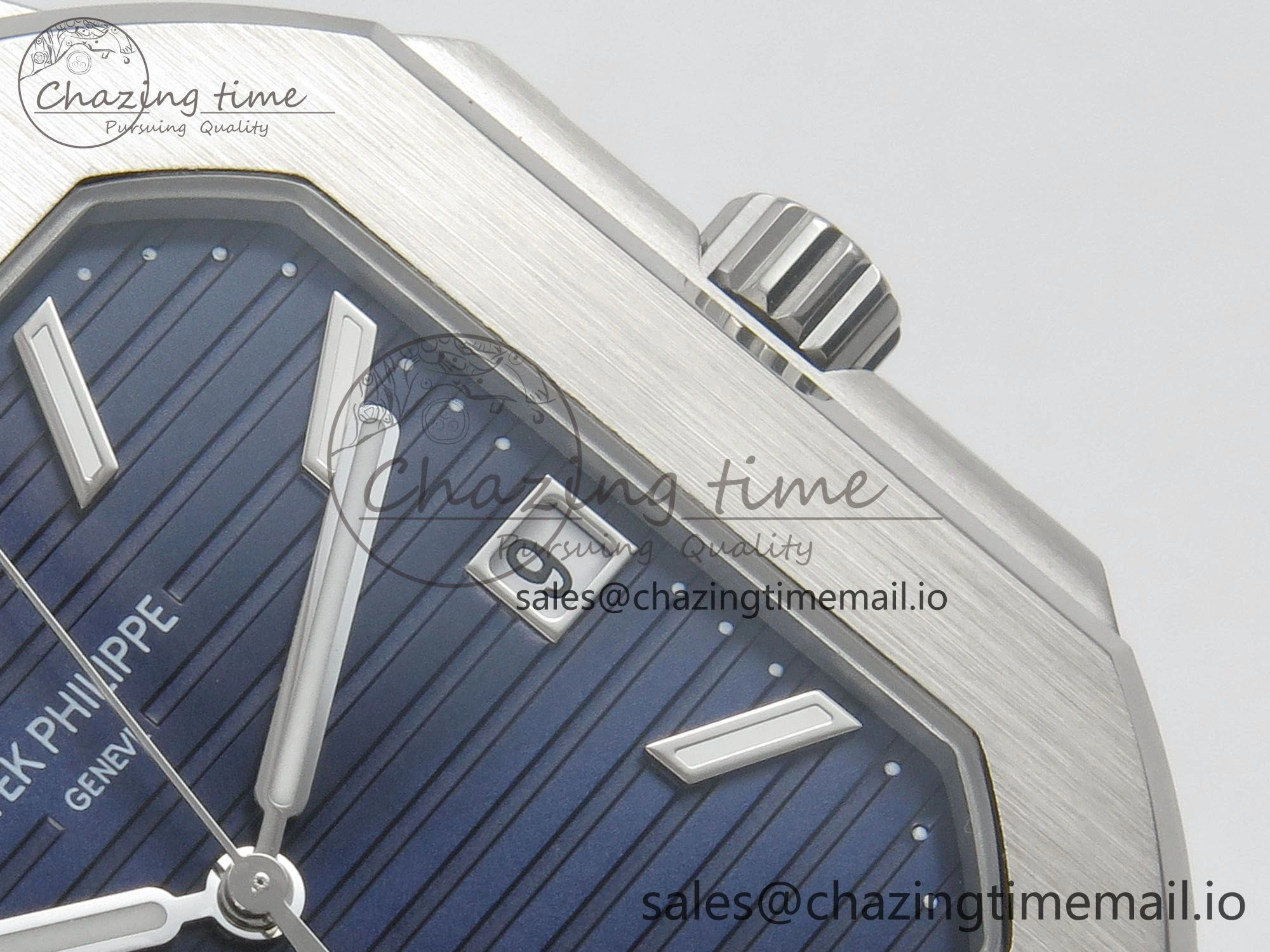 2025 Cubitus GRF Best Edition Blue Dial on SS Bracelet MY9015 Mod to A330 Super Clone movement
