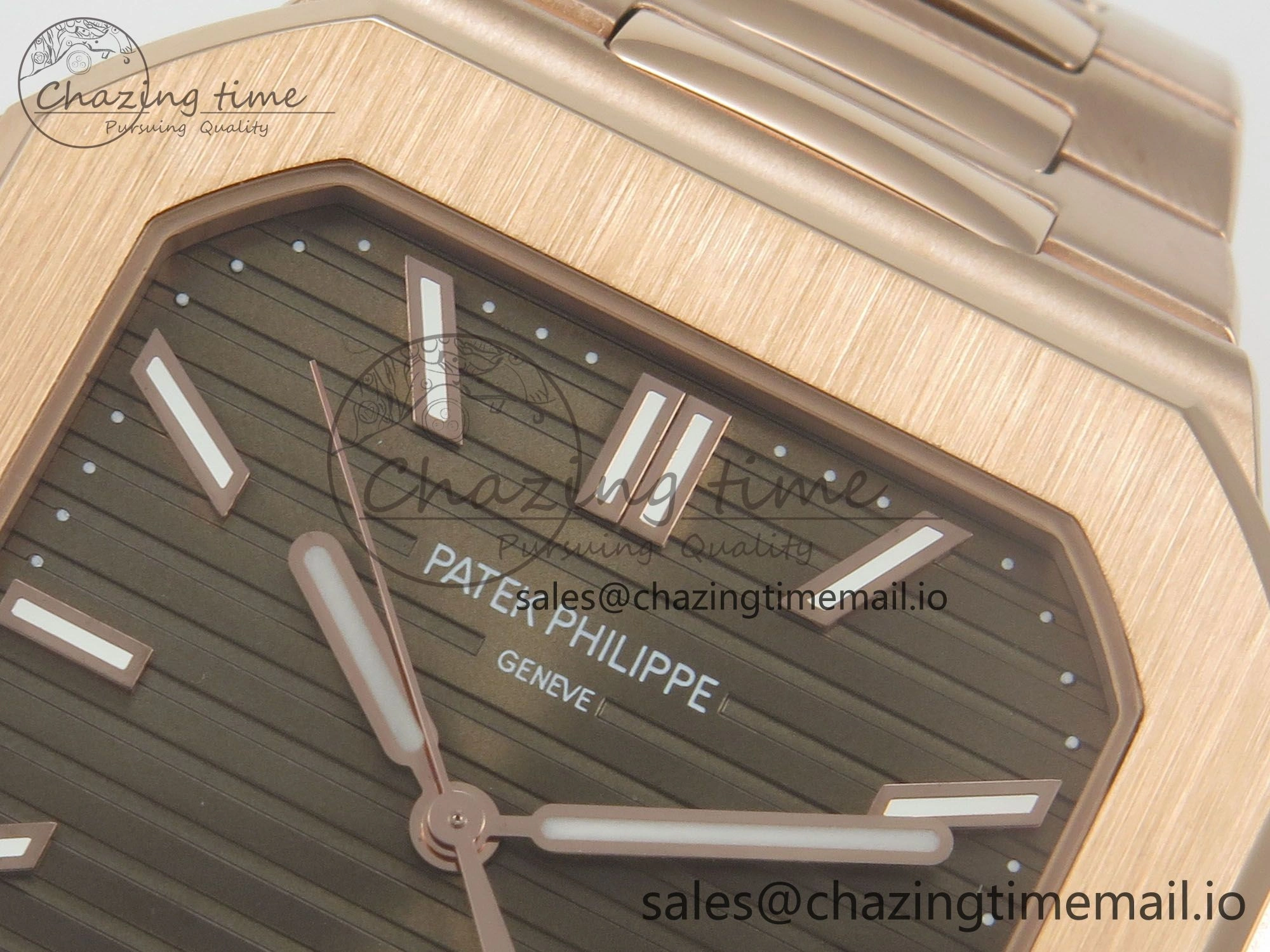 2025 Cubitus GRF Best Edition Brown Dial on RG Bracelet MY9015 Mod to A330 Super Clone movement