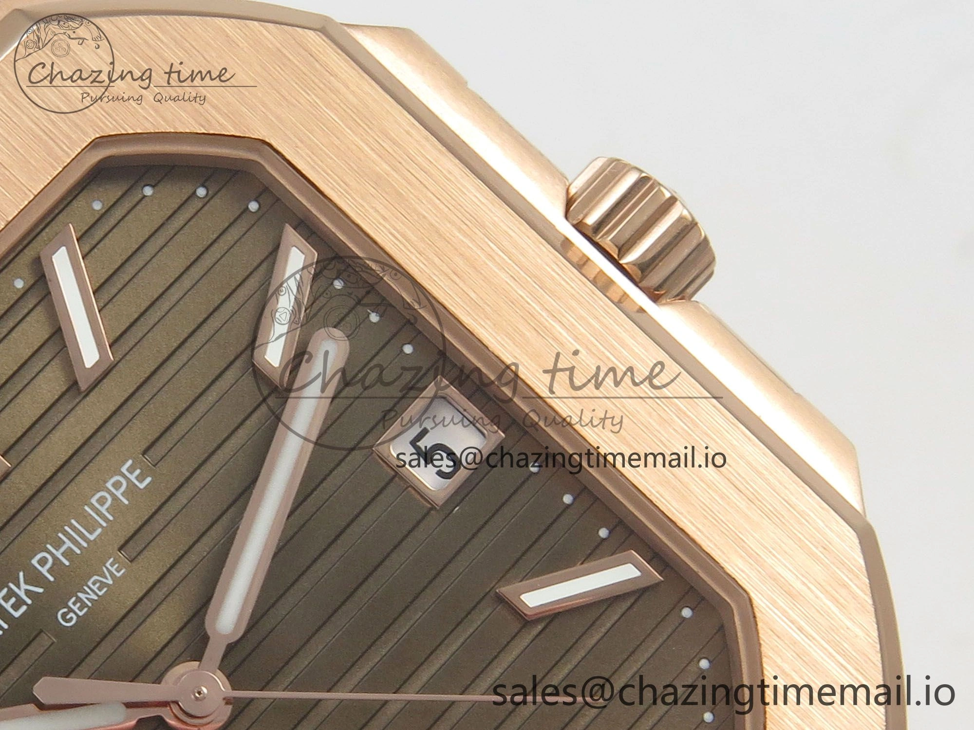 2025 Cubitus GRF Best Edition Brown Dial on RG Bracelet MY9015 Mod to A330 Super Clone movement