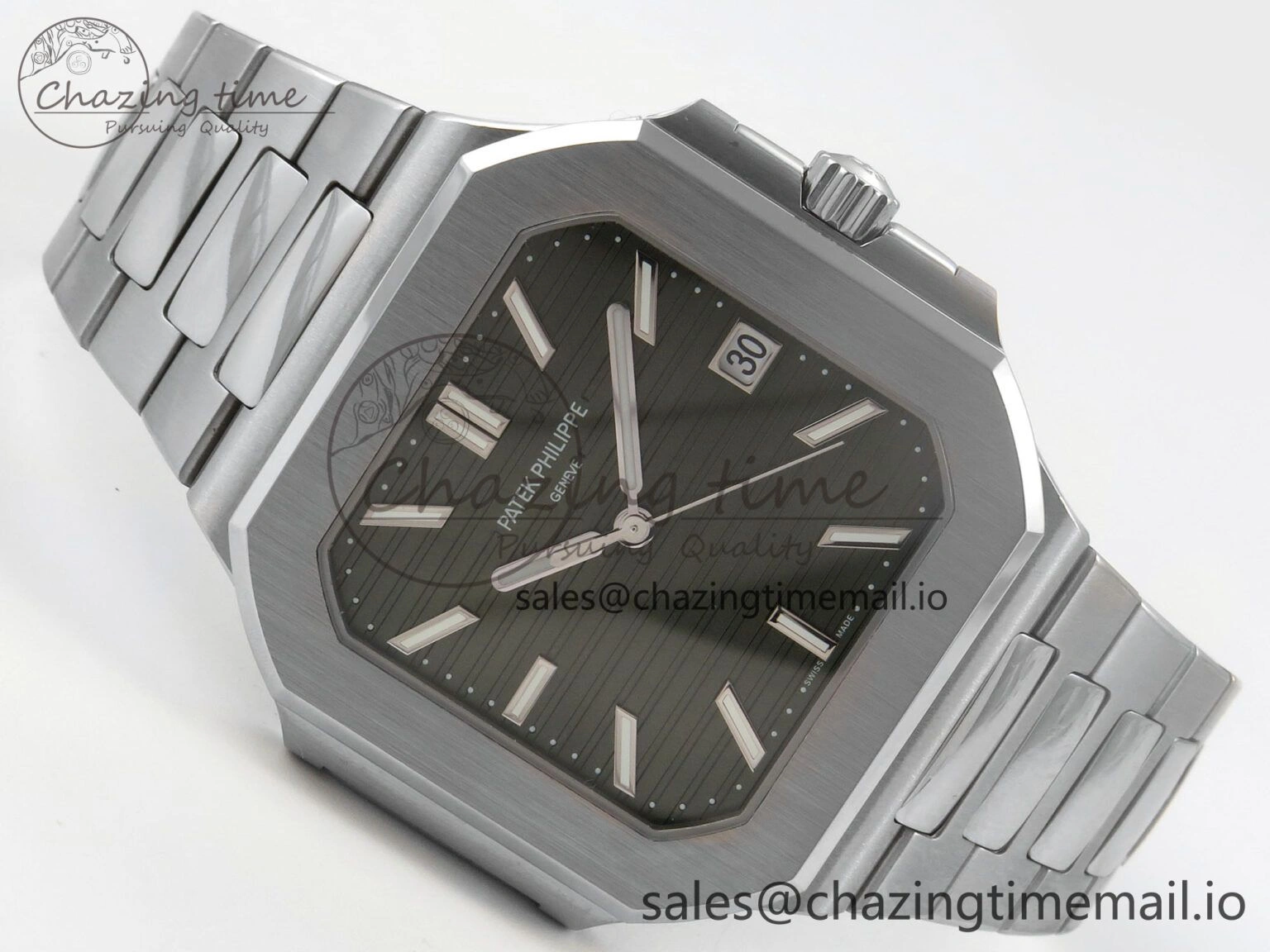 2025 Cubitus GRF Best Edition Green Dial on SS Bracelet MY9015 Mod to A330 Super Clone movement