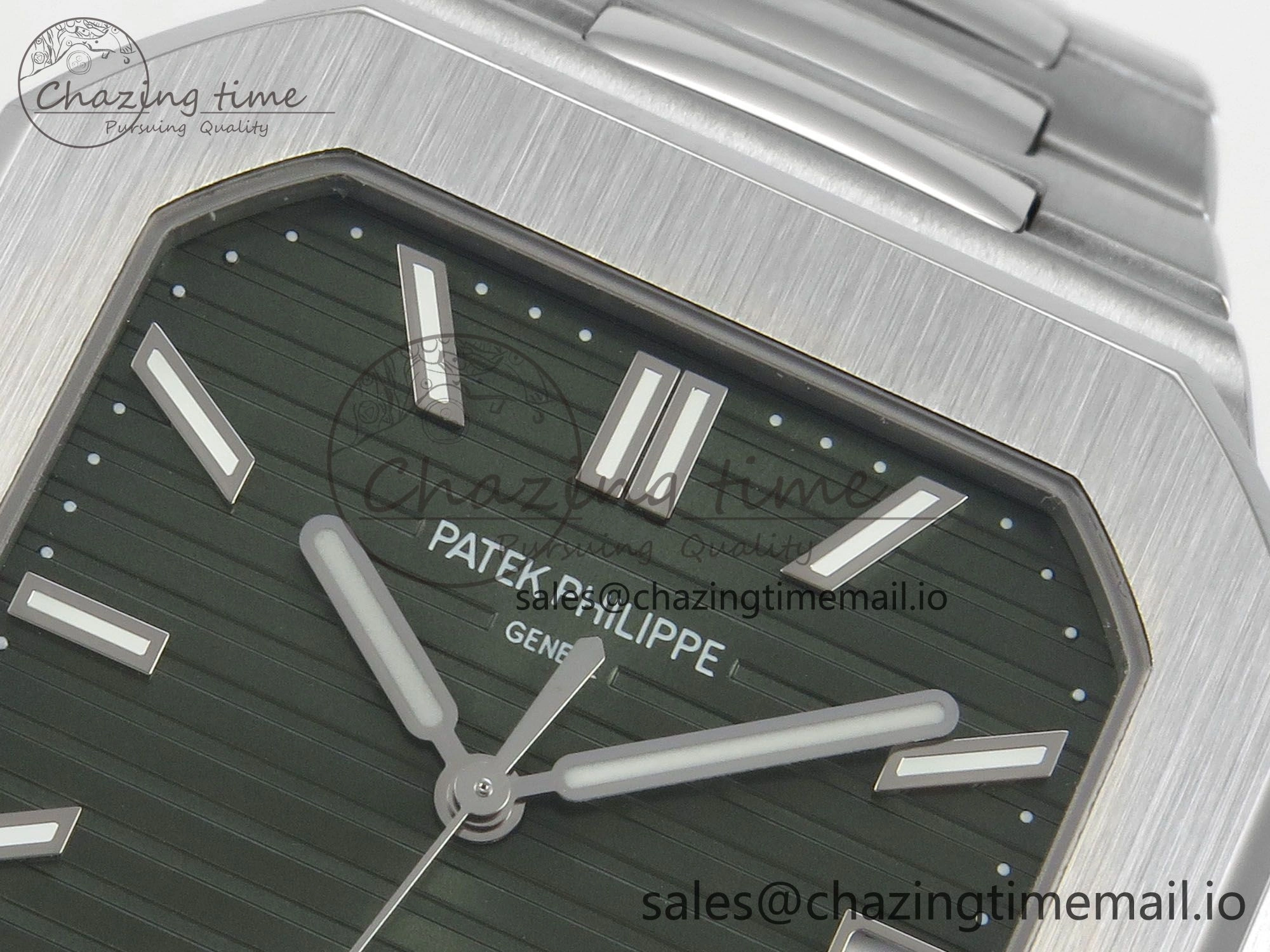 2025 Cubitus GRF Best Edition Green Dial on SS Bracelet MY9015 Mod to A330 Super Clone movement