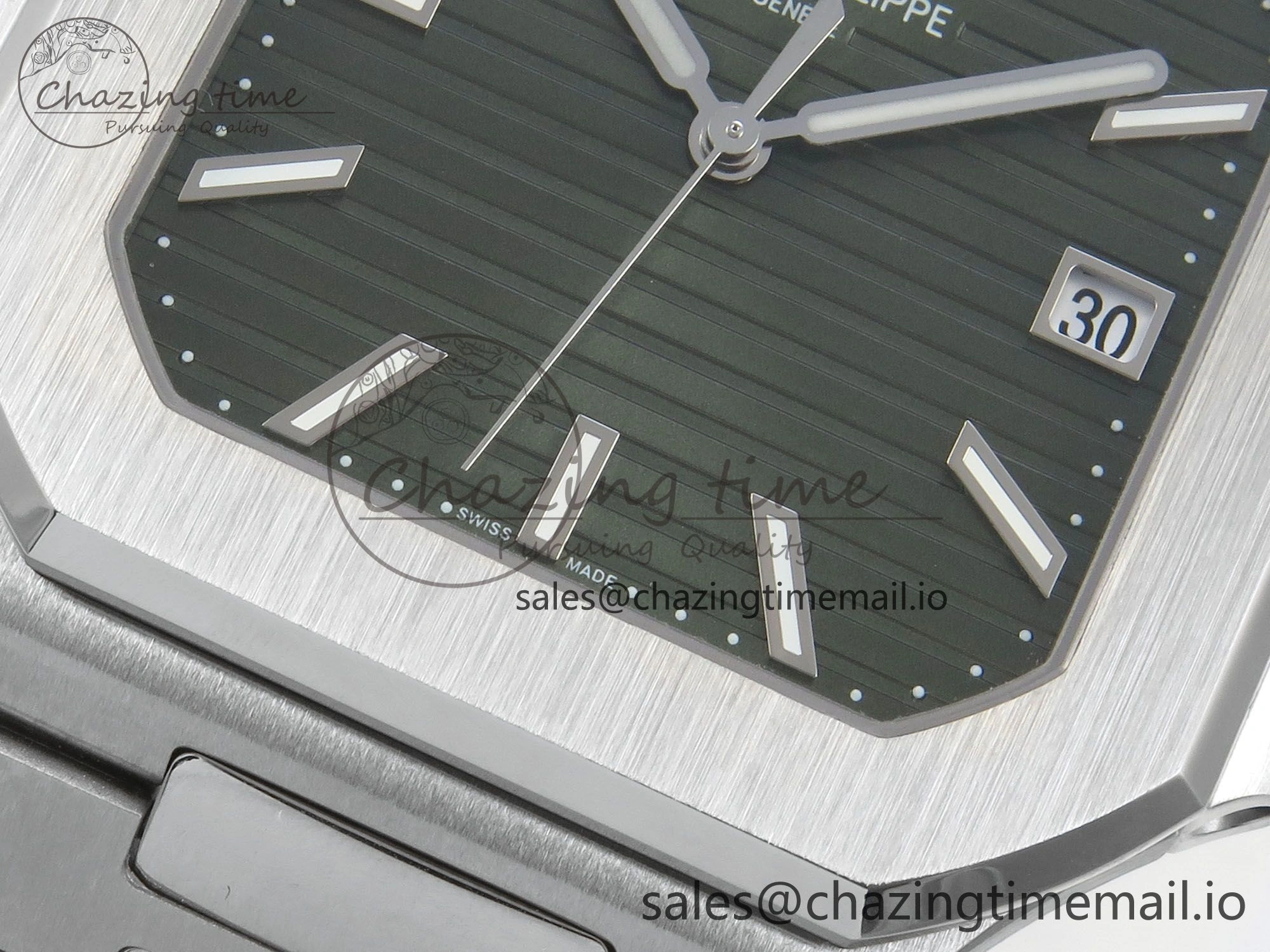 2025 Cubitus GRF Best Edition Green Dial on SS Bracelet MY9015 Mod to A330 Super Clone movement