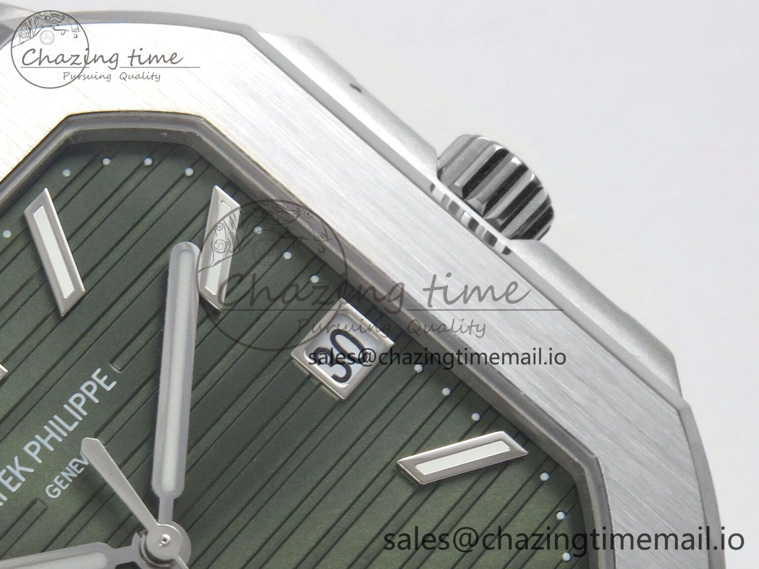 2025 Cubitus GRF Best Edition Green Dial on SS Bracelet MY9015 Mod to A330 Super Clone movement