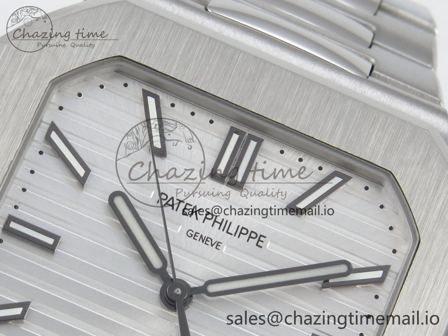 2025 Cubitus GRF Best Edition Silver White Dial on SS Bracelet MY9015 Mod to A330 Super Clone movement