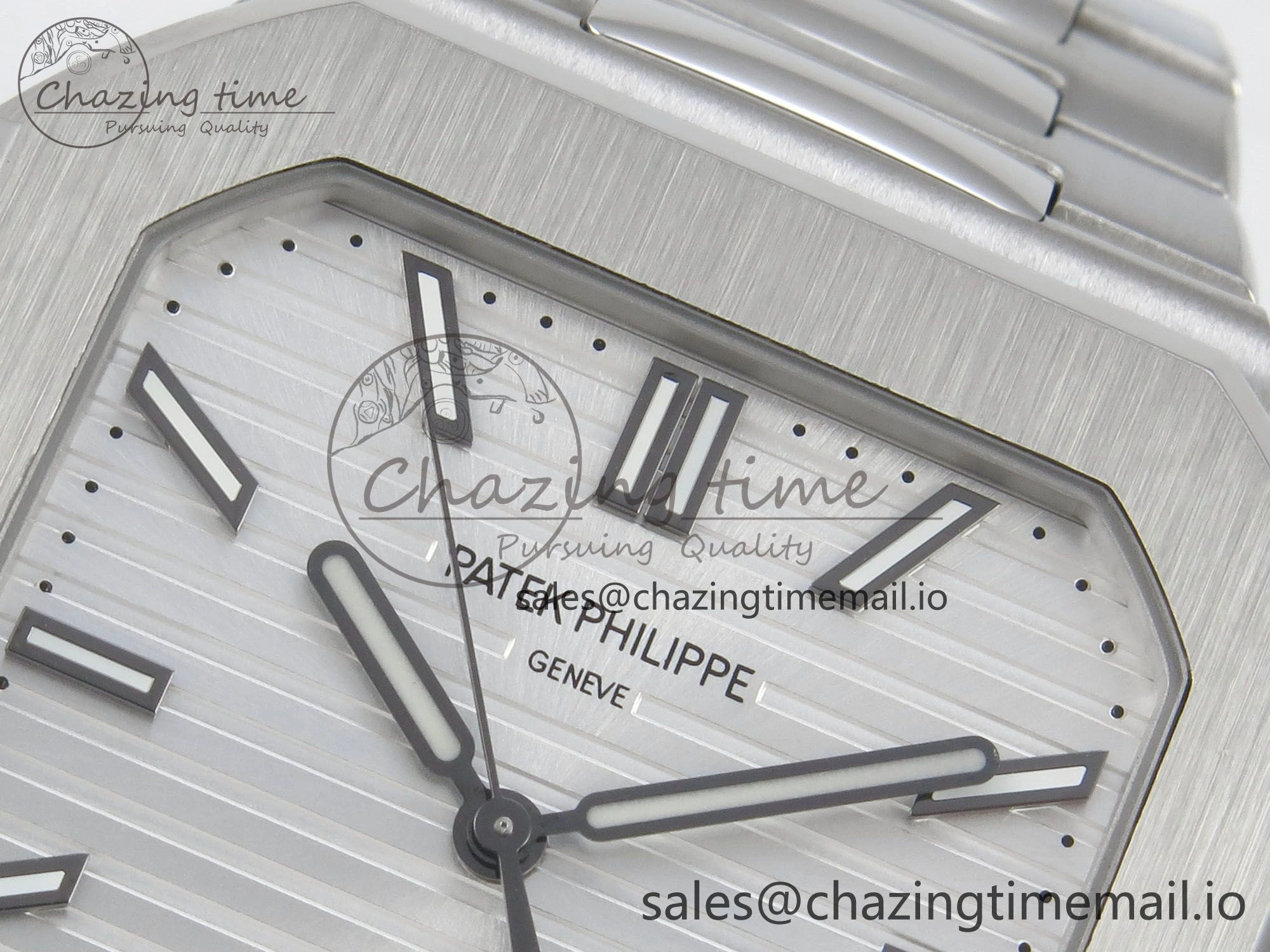 2025 Cubitus GRF Best Edition Silver White Dial on SS Bracelet MY9015 Mod to A330 Super Clone movement