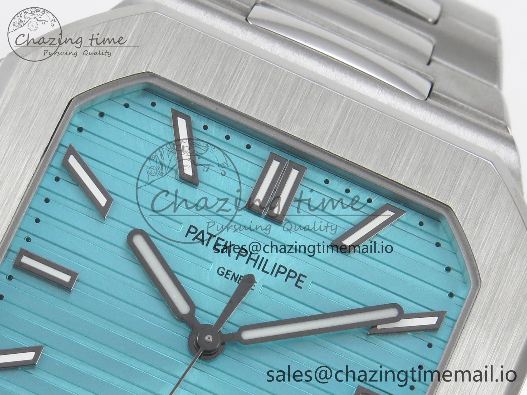 2025 Cubitus GRF Best Edition Tiffany Blue Dial on SS Bracelet MY9015 Mod to A330 Super Clone movement