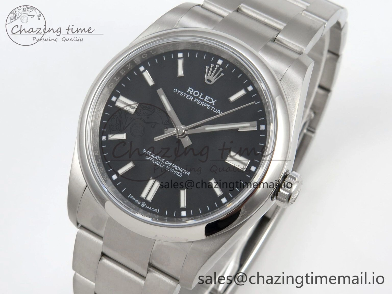 2025 Oyster Perpetual 126000 36mm KRF 1:1 Best Edition 904L Steel Black Dial A2824