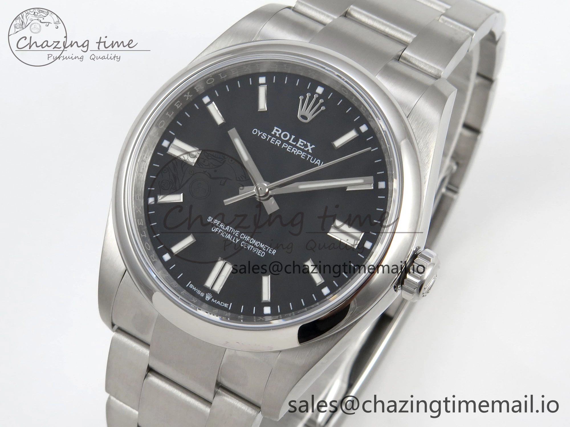 2025 Oyster Perpetual 126000 36mm KRF 1:1 Best Edition 904L Steel Black Dial A2824