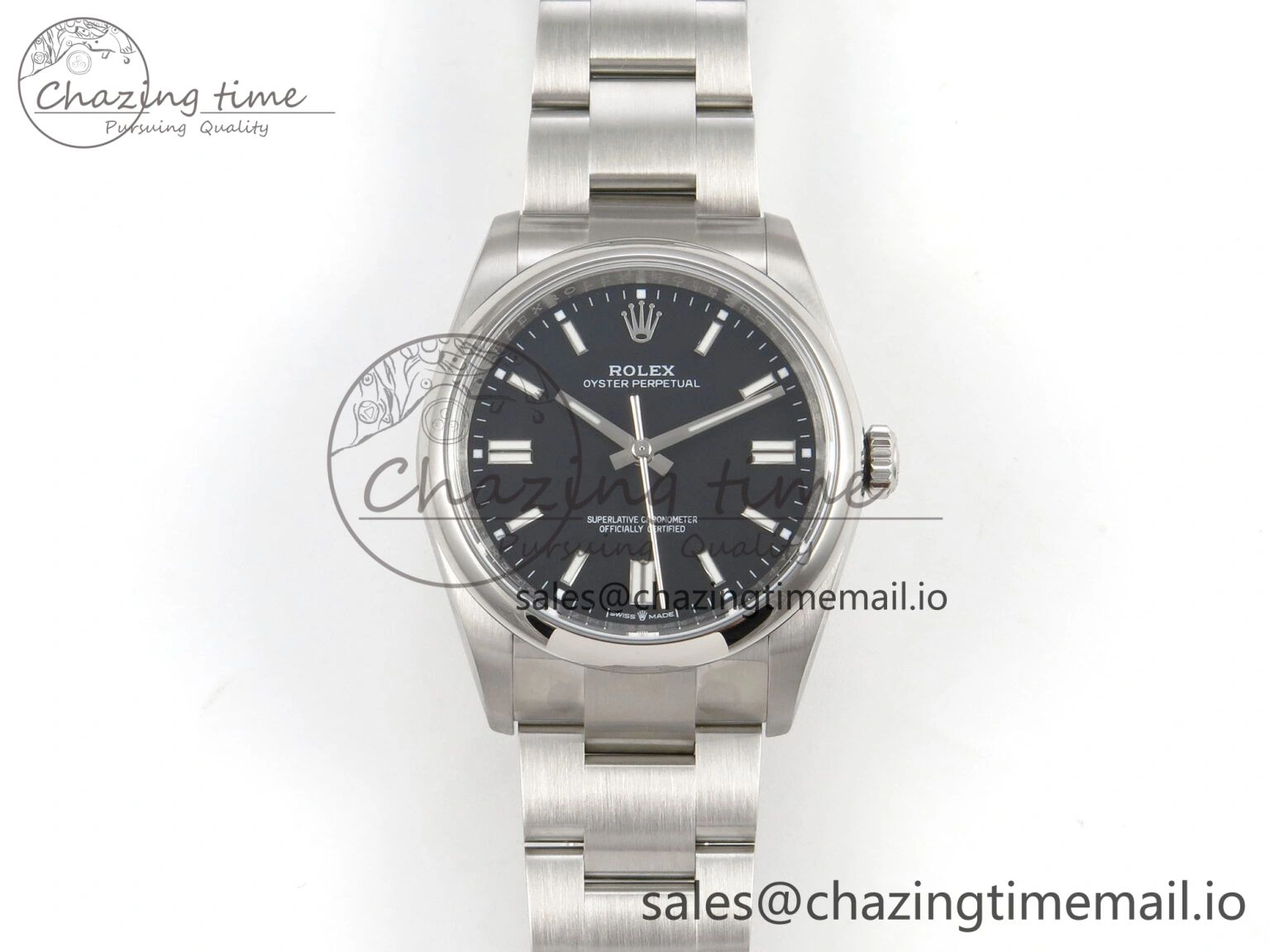 2025 Oyster Perpetual 126000 36mm KRF 1:1 Best Edition 904L Steel Black Dial A2824
