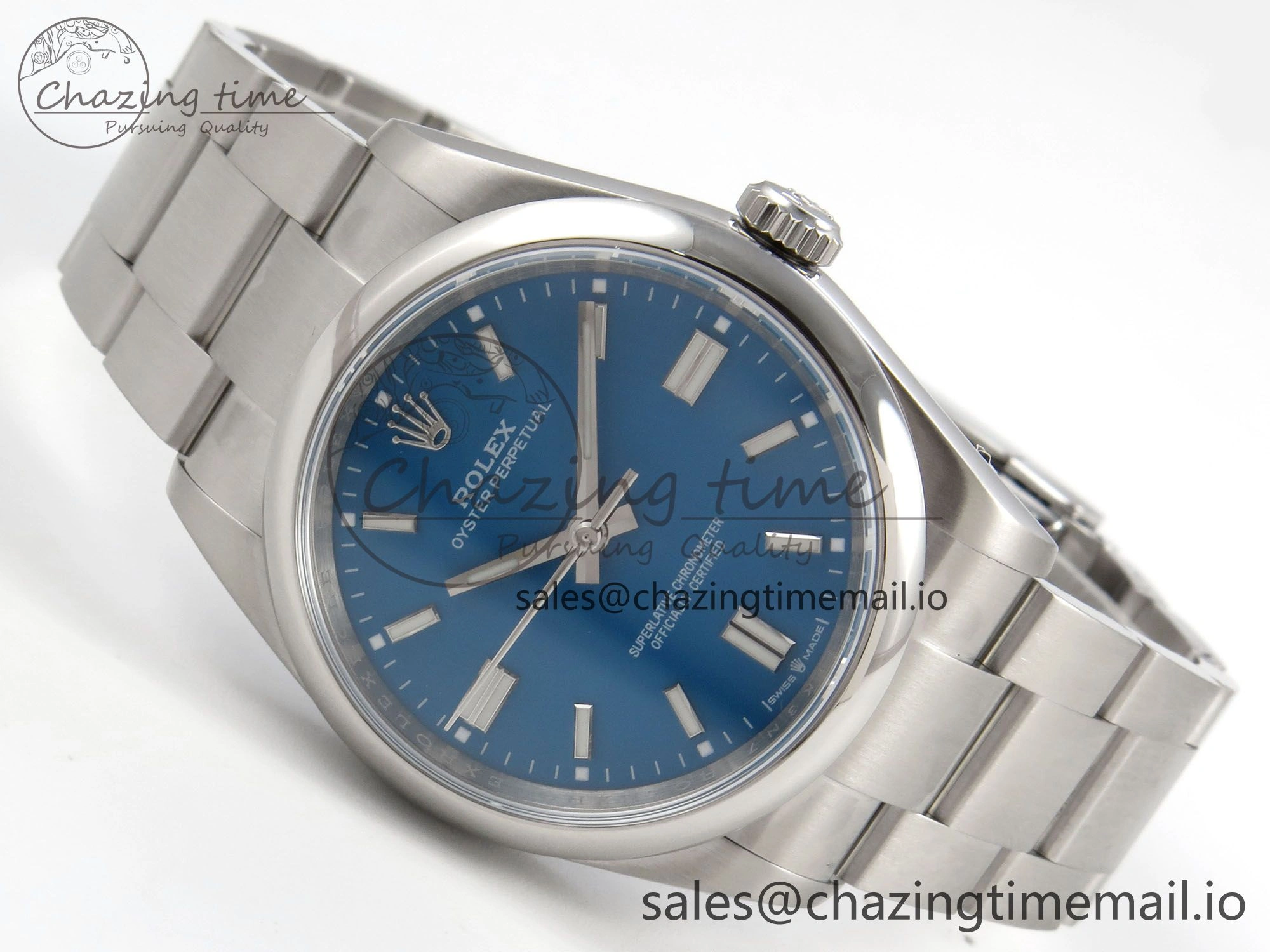 2025 Oyster Perpetual 126000 36mm KRF 1:1 Best Edition 904L Steel Blue Dial A2824