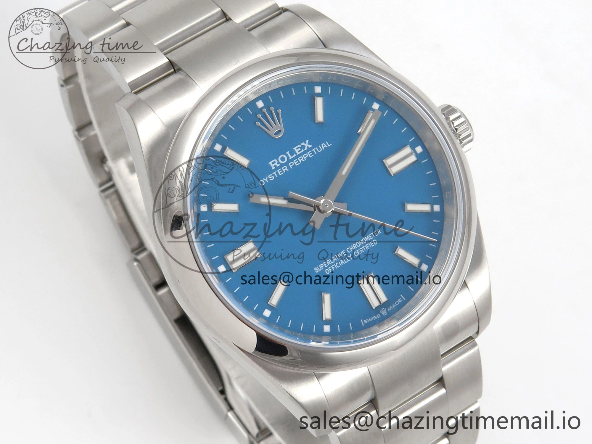 2025 Oyster Perpetual 126000 36mm KRF 1:1 Best Edition 904L Steel Blue Dial A2824