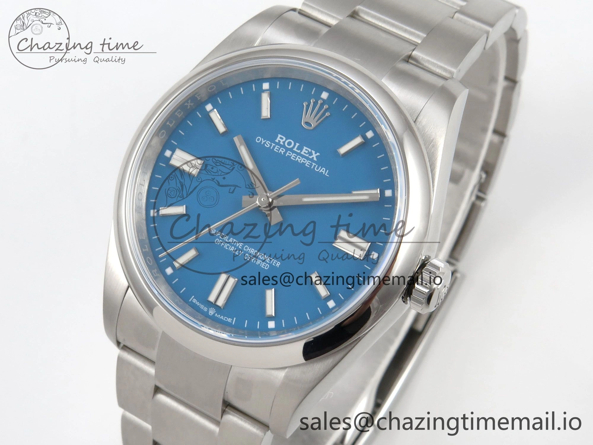 2025 Oyster Perpetual 126000 36mm KRF 1:1 Best Edition 904L Steel Blue Dial A2824