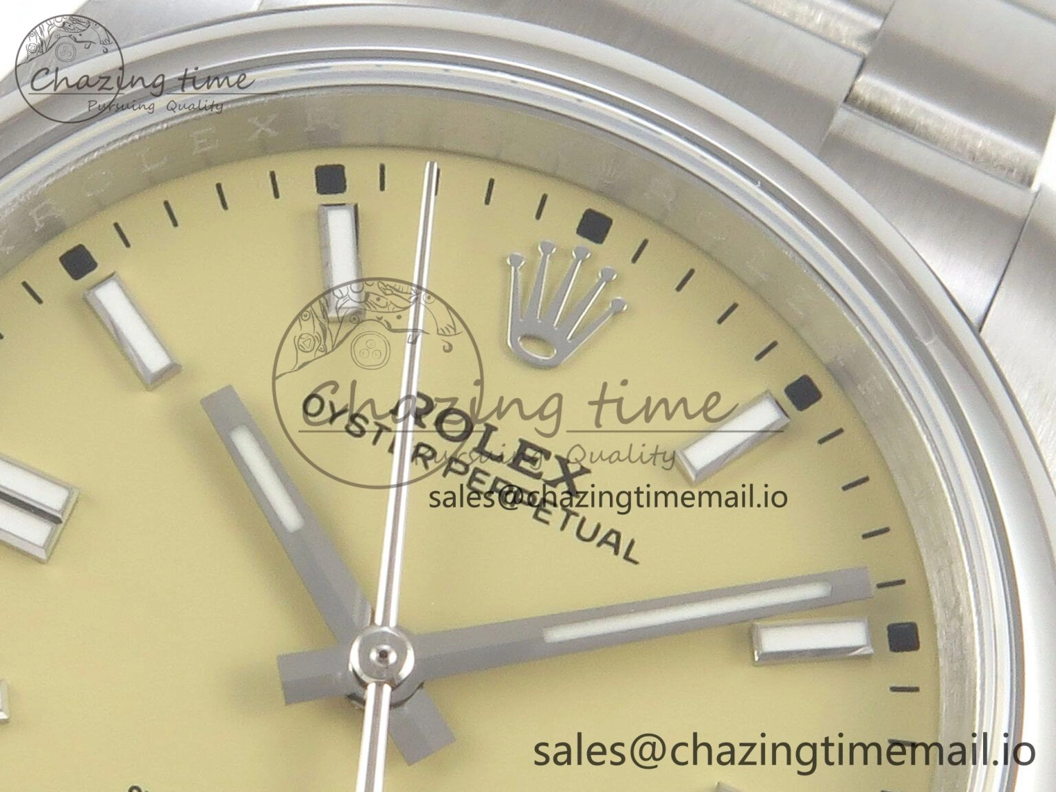 2025 Oyster Perpetual 126000 36mm KRF 1:1 Best Edition 904L Steel Pistachio Beige Dial A2824
