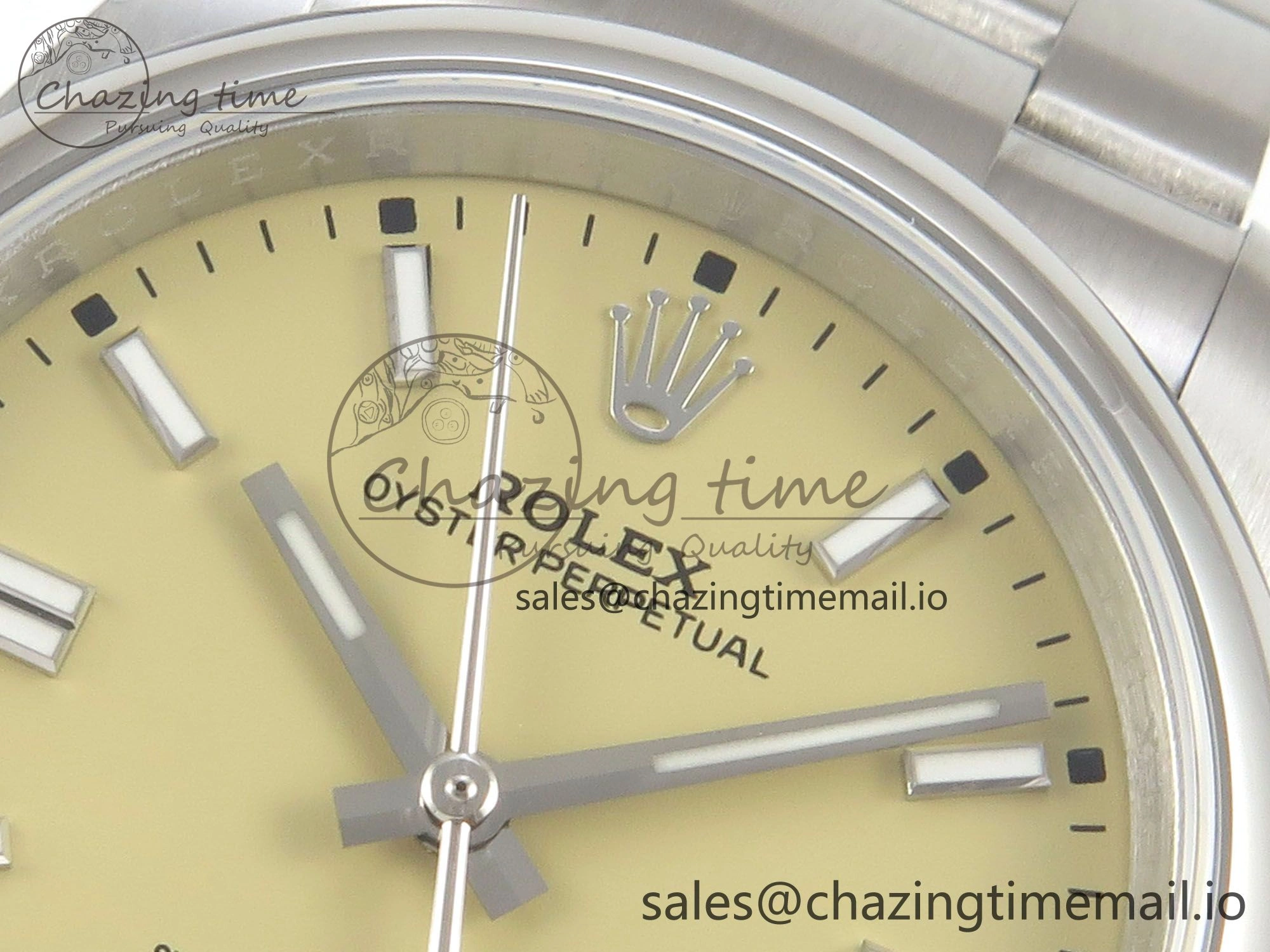 2025 Oyster Perpetual 126000 36mm KRF 1:1 Best Edition 904L Steel Pistachio Beige Dial A2824