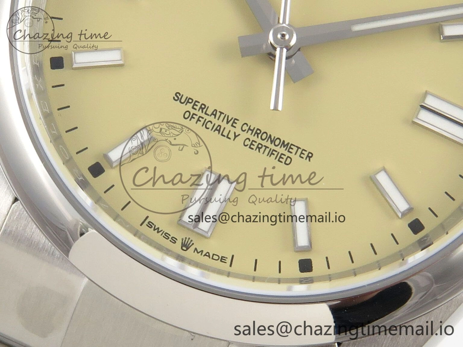 2025 Oyster Perpetual 126000 36mm KRF 1:1 Best Edition 904L Steel Pistachio Beige Dial A2824