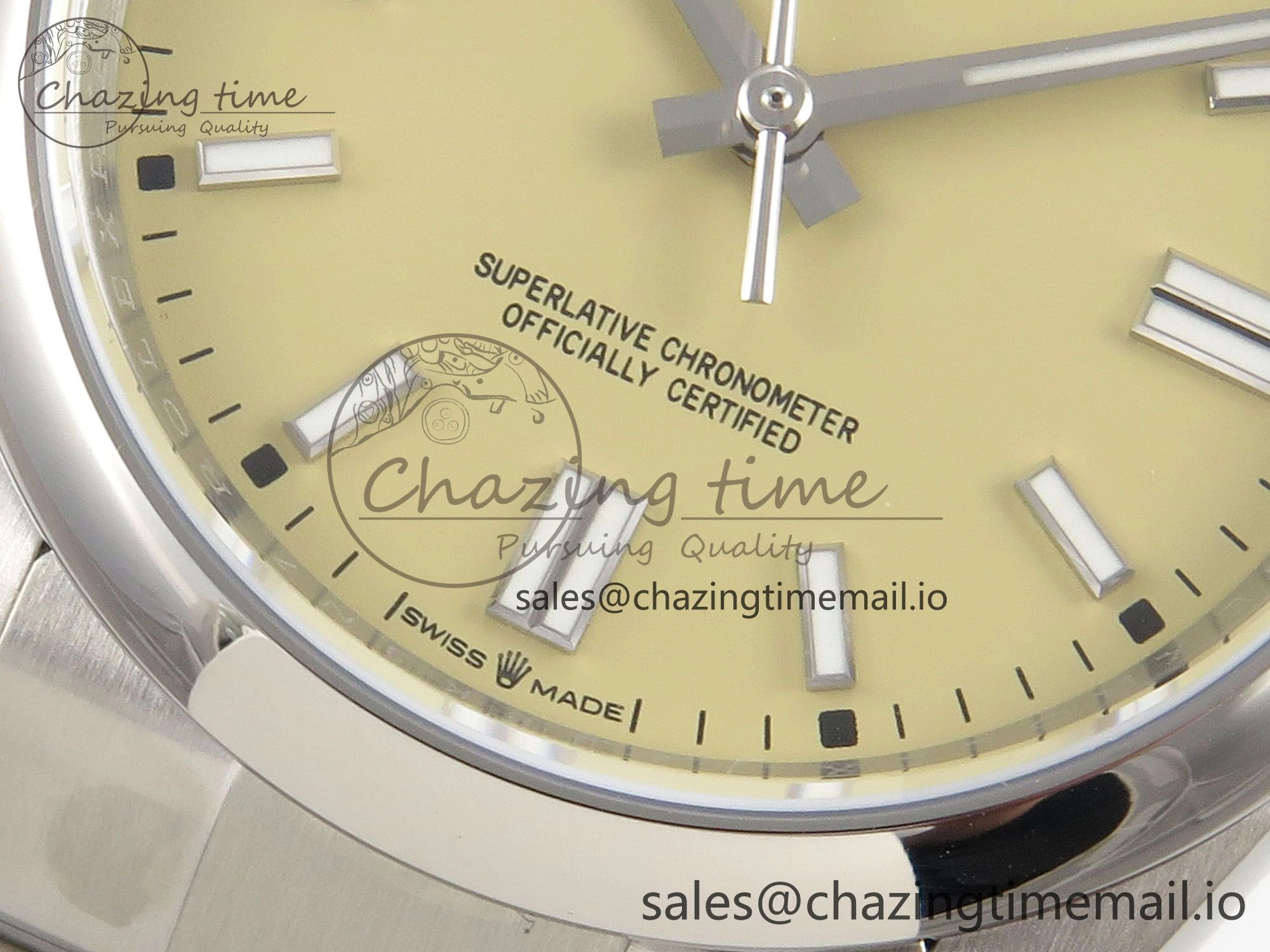 2025 Oyster Perpetual 126000 36mm KRF 1:1 Best Edition 904L Steel Pistachio Beige Dial A2824