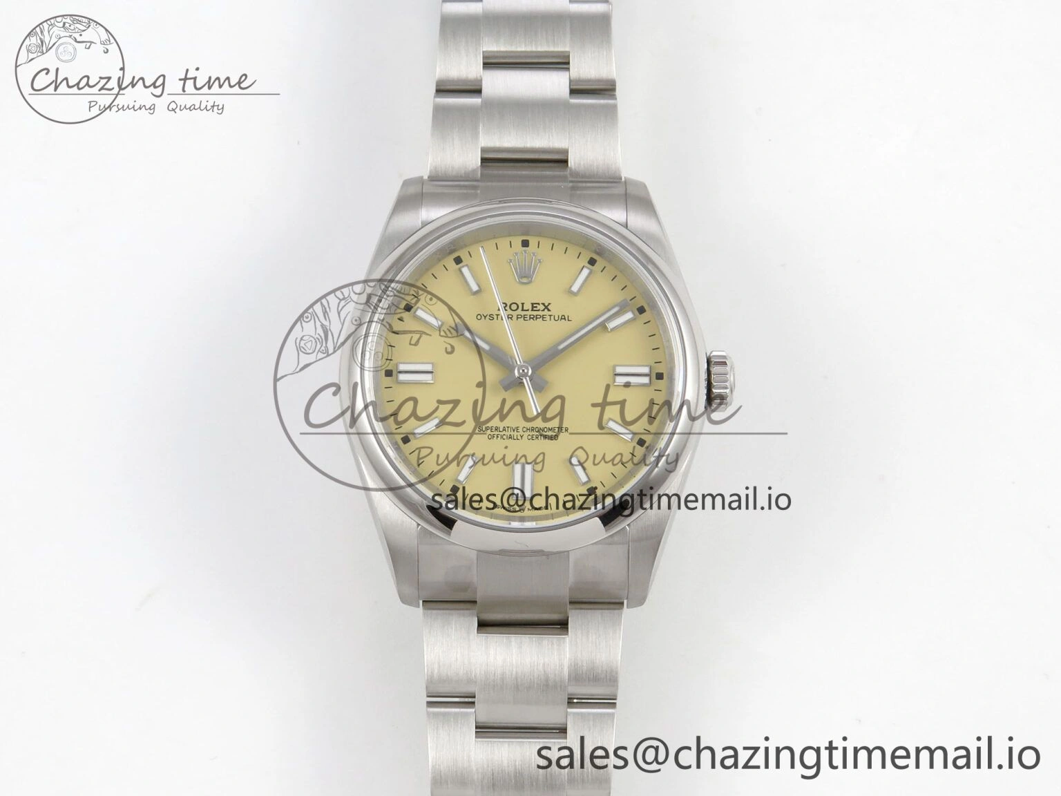 2025 Oyster Perpetual 126000 36mm KRF 1:1 Best Edition 904L Steel Pistachio Beige Dial A2824