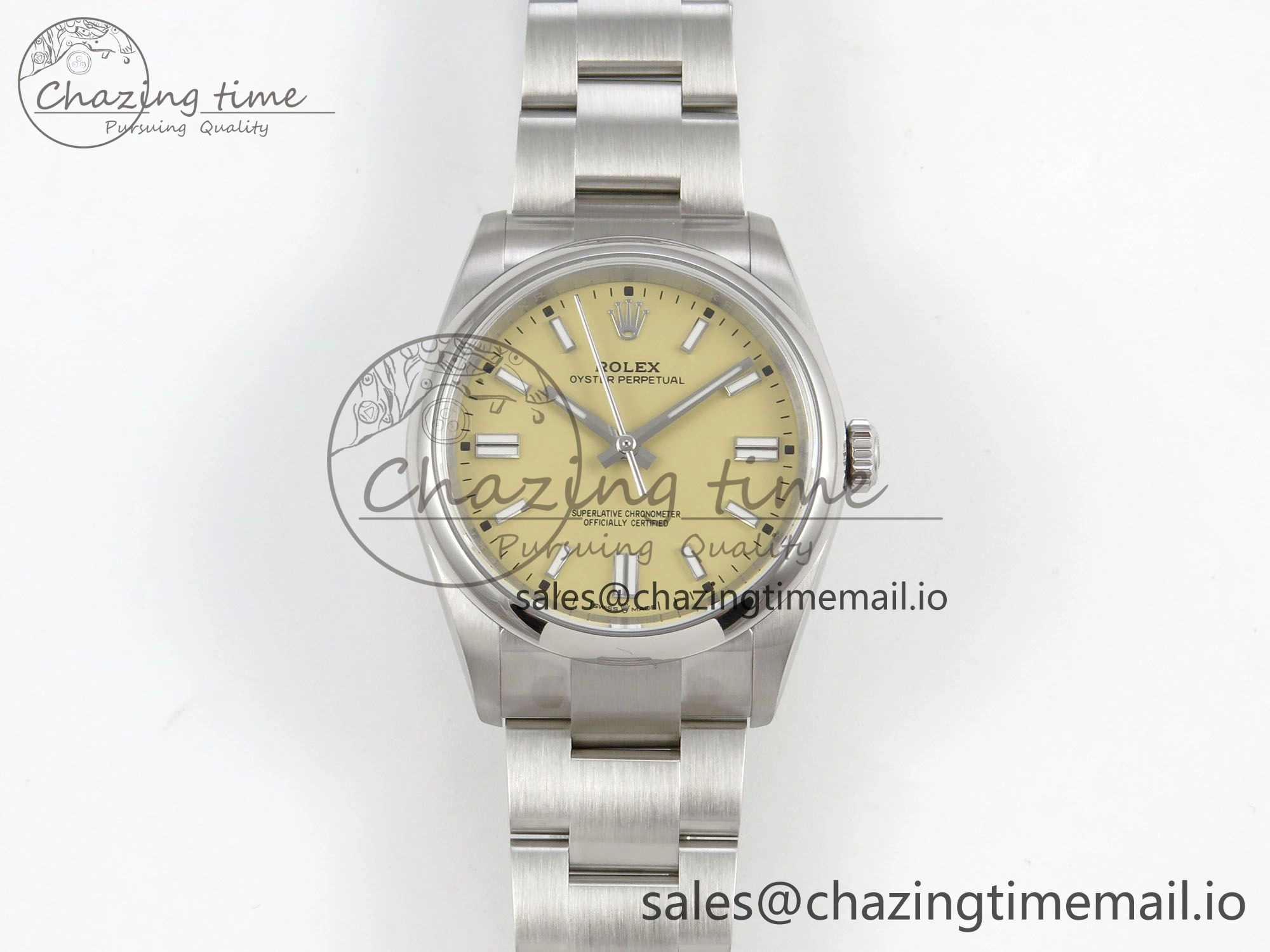2025 Oyster Perpetual 126000 36mm KRF 1:1 Best Edition 904L Steel Pistachio Beige Dial A2824