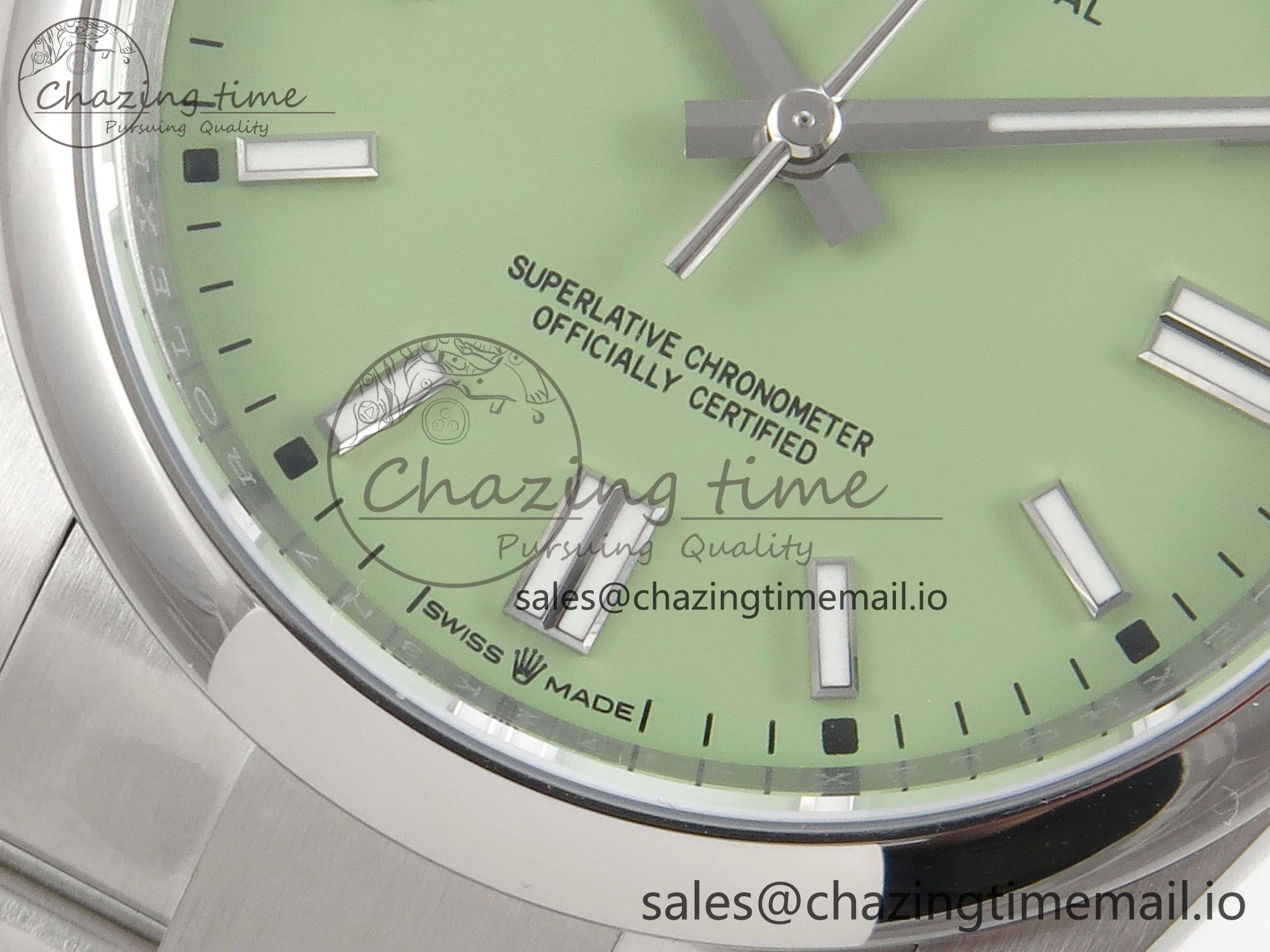 2025 Oyster Perpetual 126000 36mm KRF 1:1 Best Edition 904L Steel Pistachio Green Dial A2824