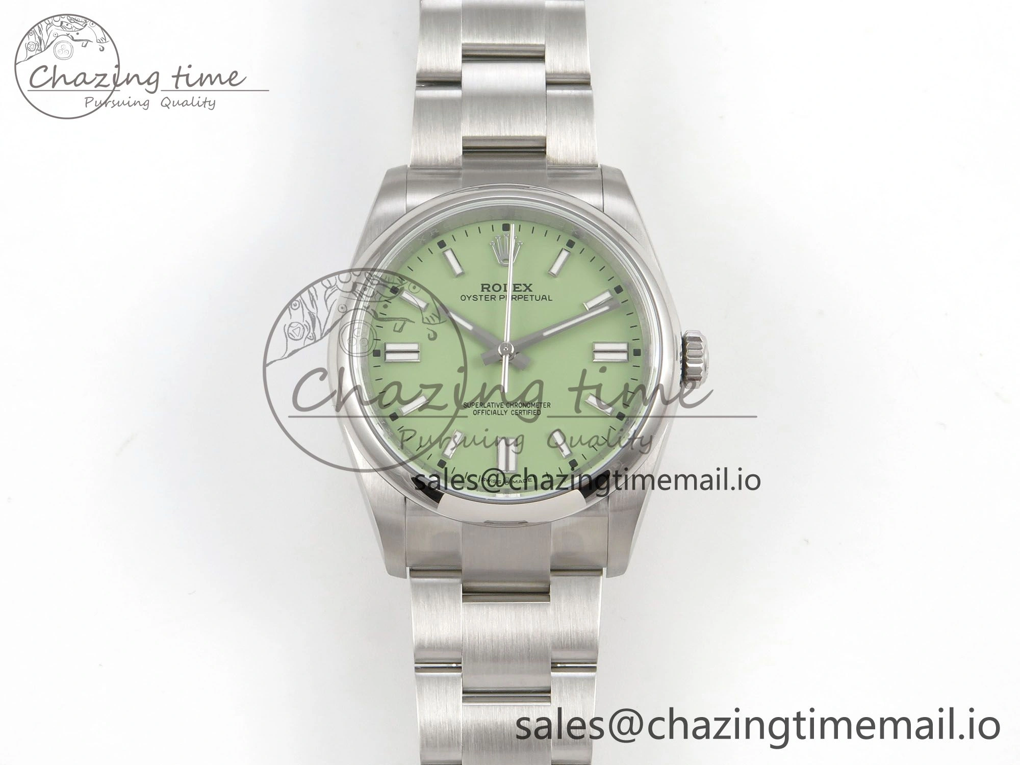 2025 Oyster Perpetual 126000 36mm KRF 1:1 Best Edition 904L Steel Pistachio Green Dial A2824
