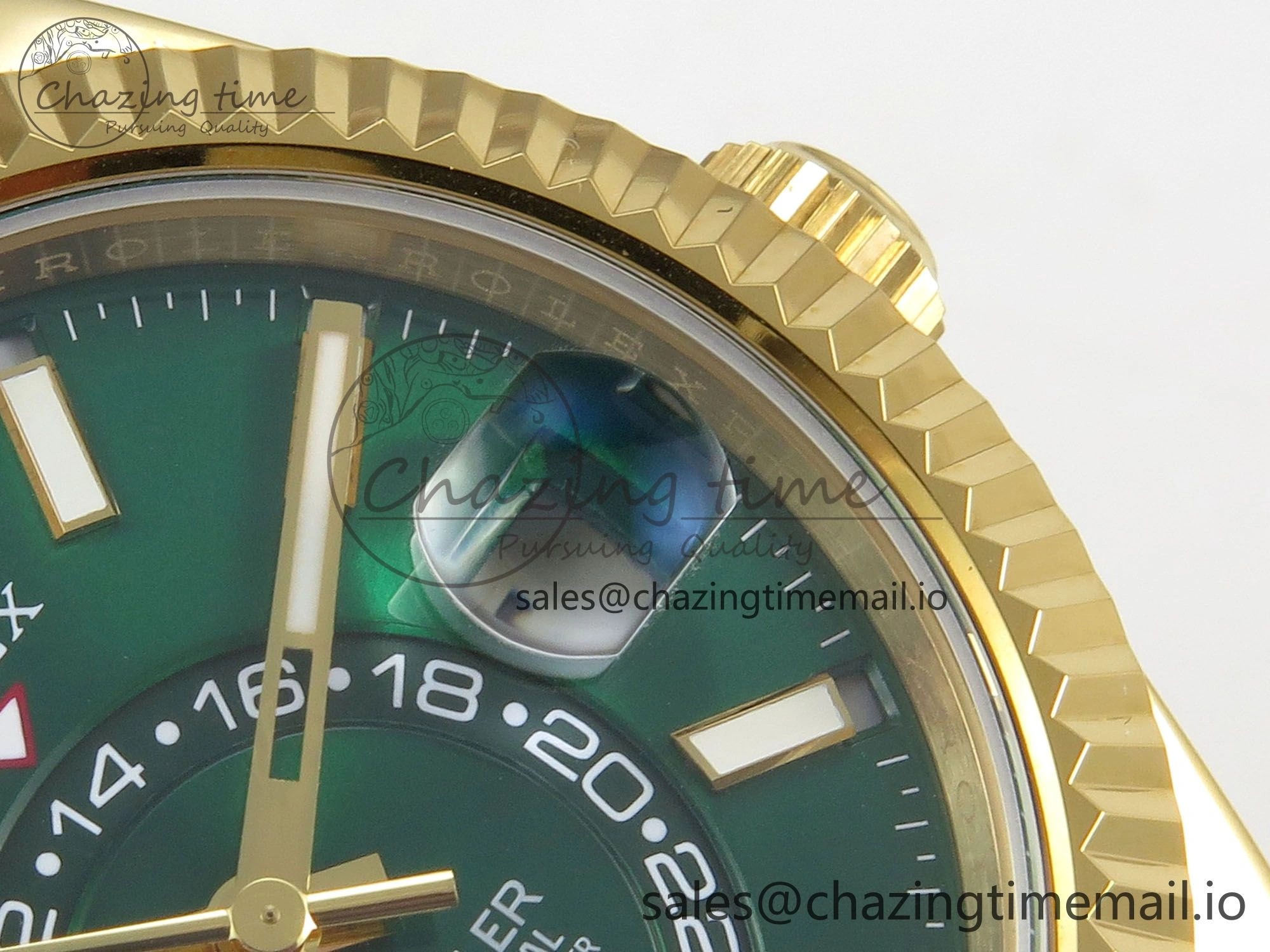 2025 Skydweller 336938 YG Noob 1:1 Best Edition Green Dial on YG Jubilee Bracelet A9002 V2