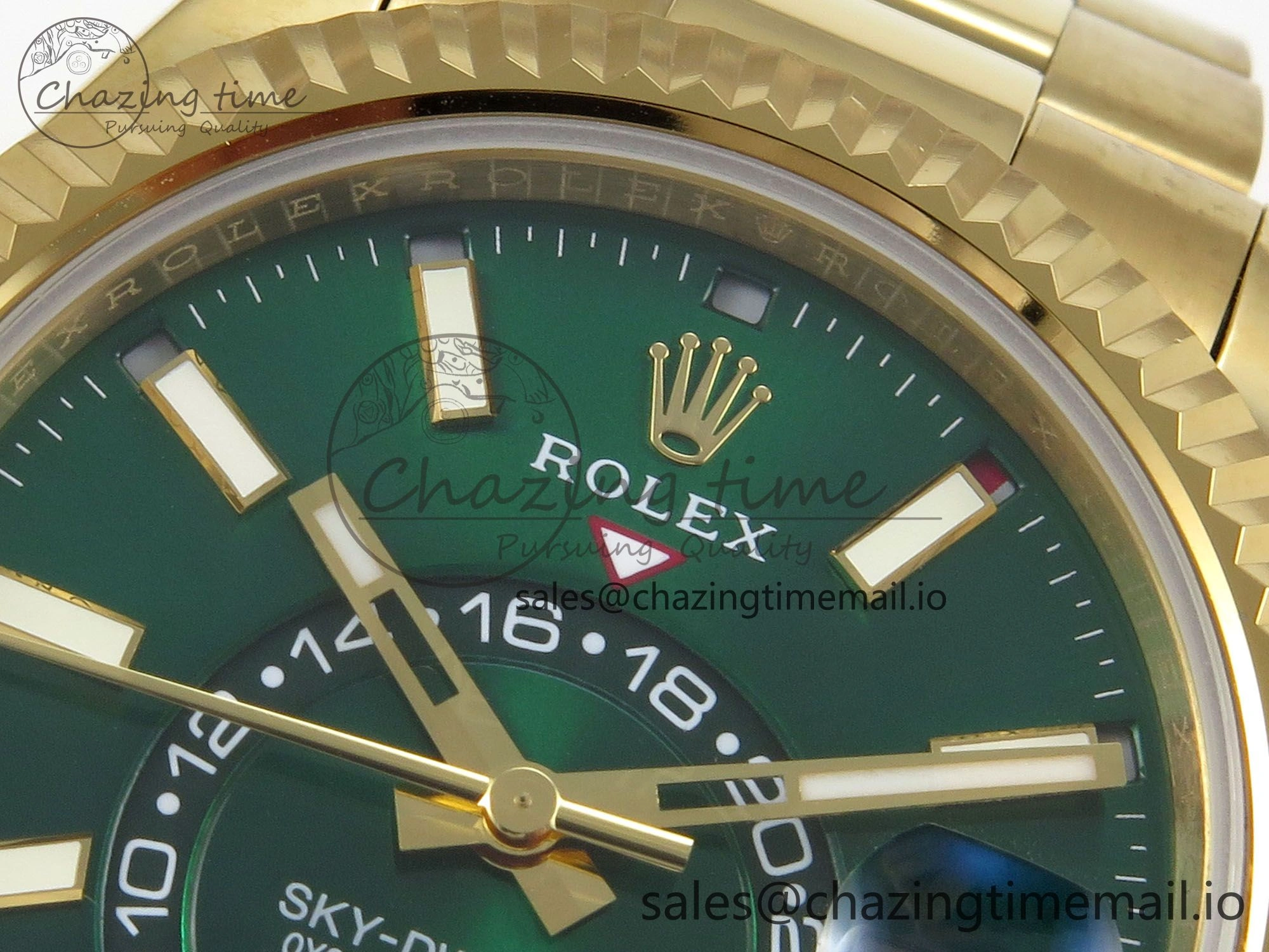 2025 Skydweller 336938 YG Noob 1:1 Best Edition Green Dial on YG Oyster Bracelet A9002 V2