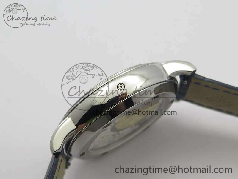 6102P Moon SS Blue Dial On Leather Strap A240