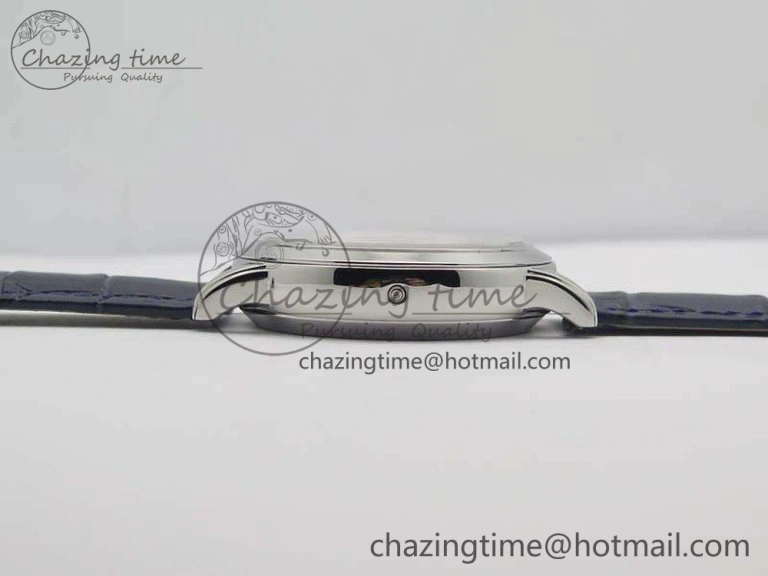 6102P Moon SS Blue Dial On Leather Strap A240