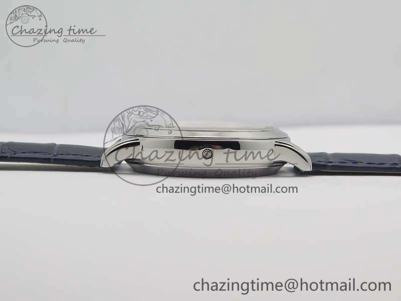 6102P Moon SS Blue Dial On Leather Strap A240