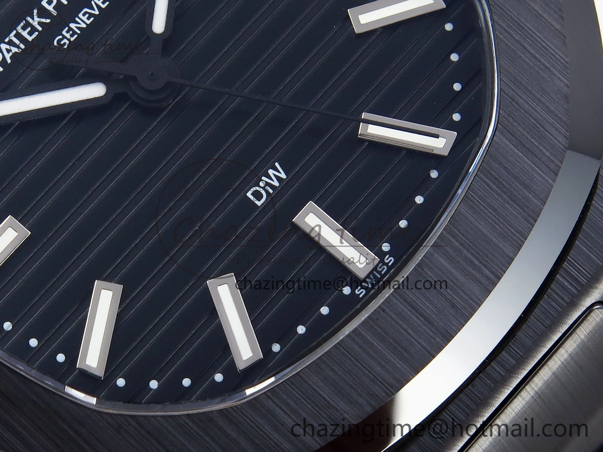 AET Nautilus 5711 Black Ceramic AMGF Best Edition Black Dial on Black Rubber Strap MIYOTA 9015