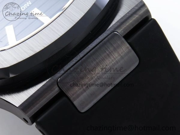 AET Nautilus 5711 Black Ceramic AMGF Best Edition Black Dial on Black Rubber Strap MIYOTA 9015