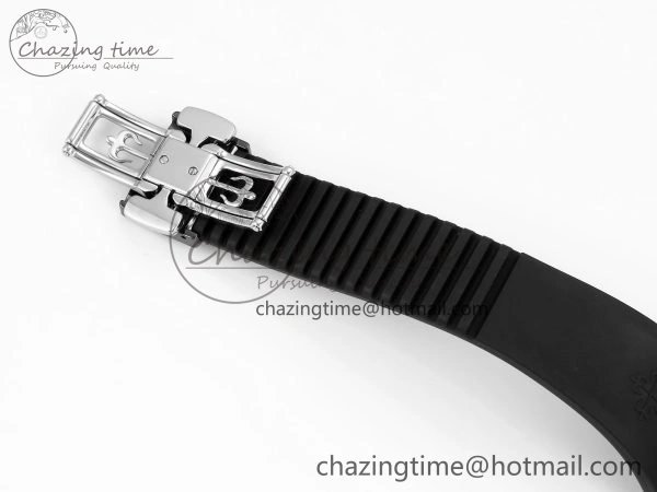 AET Nautilus 5711 Black Ceramic AMGF Best Edition Blue Dial on Black Rubber Strap MIYOTA 9015
