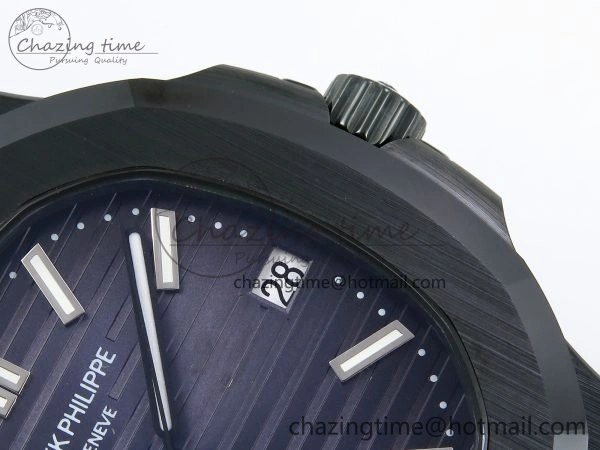 AET Nautilus 5711 Green Ceramic AMGF Best Edition Blue Dial on Green Rubber Strap MIYOTA 9015
