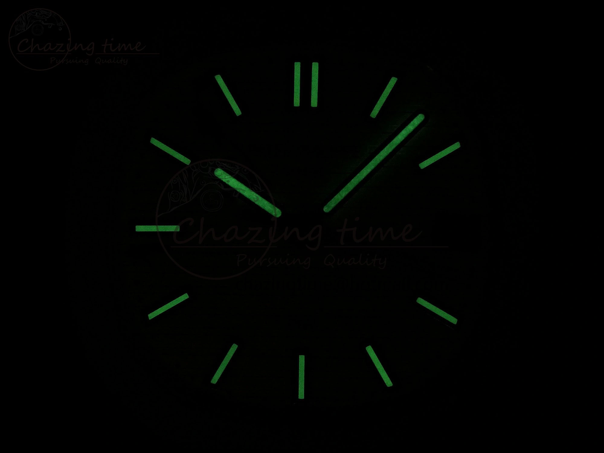 AET Nautilus 5711 Green Ceramic AMGF Best Edition Green Dial on Green Rubber Strap MIYOTA 9015