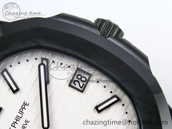 AET Nautilus 5711 Green Ceramic AMGF Best Edition White Dial on Green Rubber Strap MIYOTA 9015