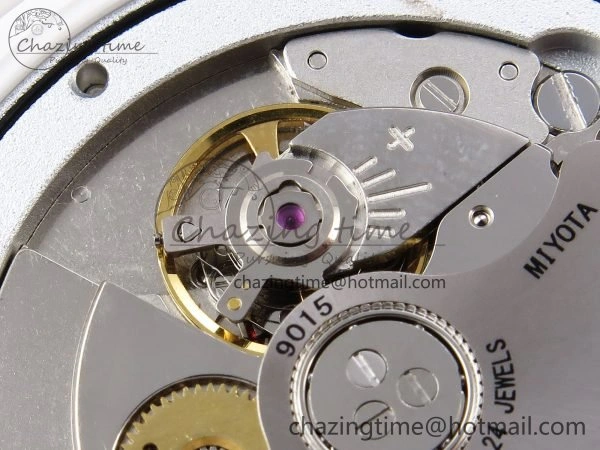 AET Nautilus 5711 White Ceramic AMGF Best Edition Purple Pink Dial on White Rubber Strap MIYOTA 9015