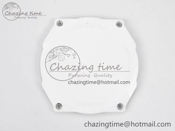 AET Nautilus 5711 White Ceramic AMGF Best Edition Purple Pink Dial on White Rubber Strap MIYOTA 9015