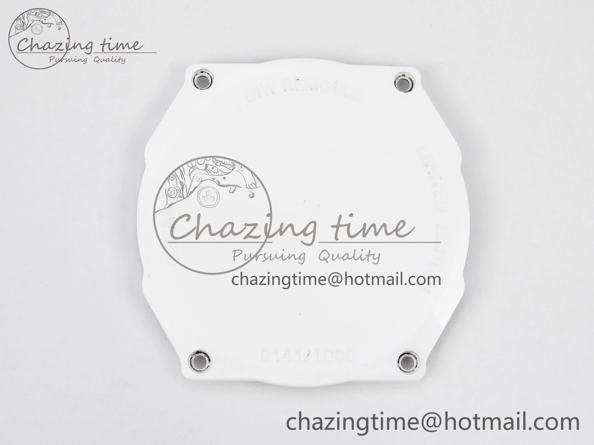 AET Nautilus 5711 White Ceramic AMGF Best Edition White Dial on White Rubber Strap MIYOTA 9015