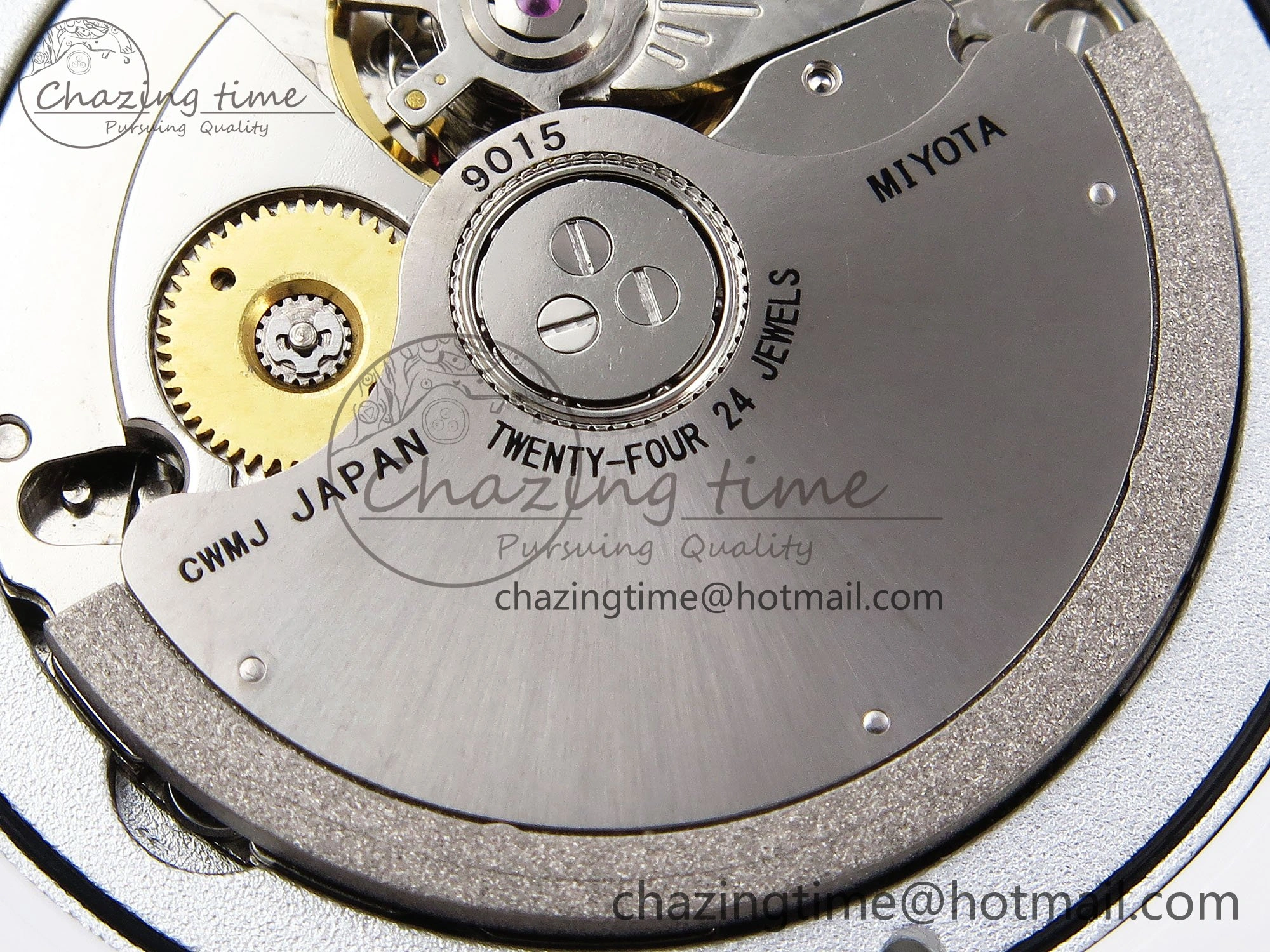 AET Nautilus 5711 White Ceramic AMGF Best Edition Yellow Green Dial on White Rubber Strap MIYOTA 9015