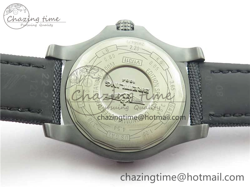 AVENGER BLACKBIRD V17311 DLC ZF 1:1 Best Edition Black Dial on Nylon Strap A2824 V2