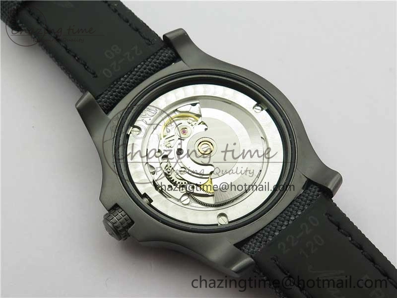 AVENGER BLACKBIRD V17311 DLC ZF 1:1 Best Edition Black Dial on Nylon Strap A2824 V2