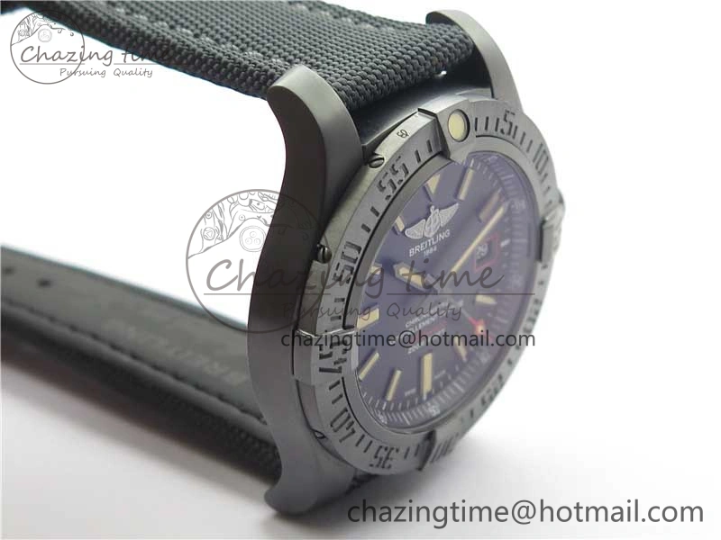 AVENGER BLACKBIRD V17311 DLC ZF 1:1 Best Edition Black Dial on Nylon Strap A2824 V2