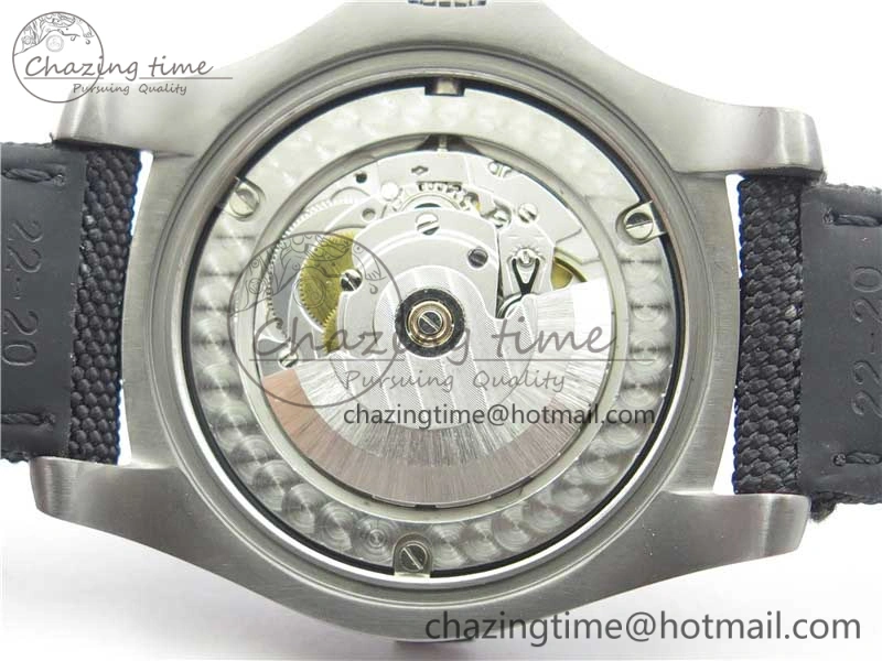 AVENGER Boutique Edition V17310 Dia Bezel Ti DLC 1:1 Best Edition Yellow Dial on Nylon Strap A2824