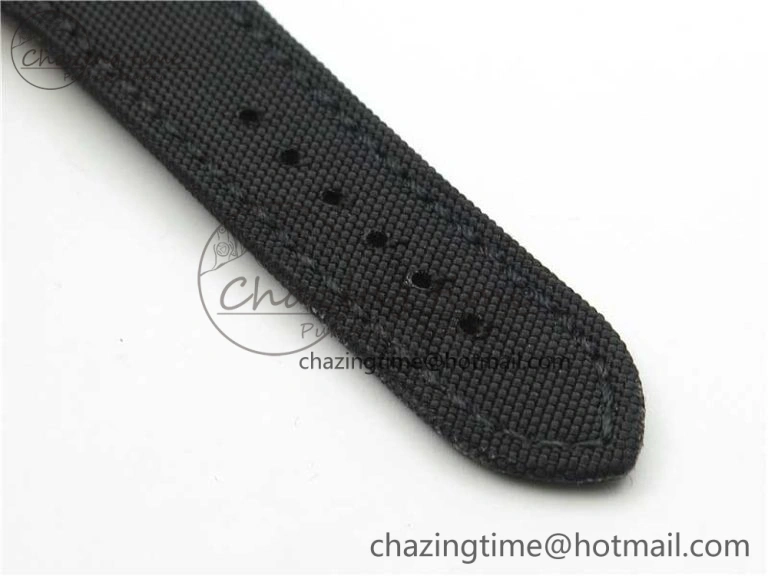 AVENGER Boutique Edition V17310 Dia Bezel Ti DLC 1:1 Best Edition Yellow Dial on Nylon Strap A2824
