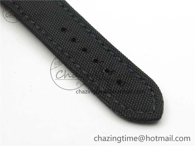 AVENGER Boutique Edition V17310 Dia Bezel Ti DLC 1:1 Best Edition Yellow Dial on Nylon Strap A2824