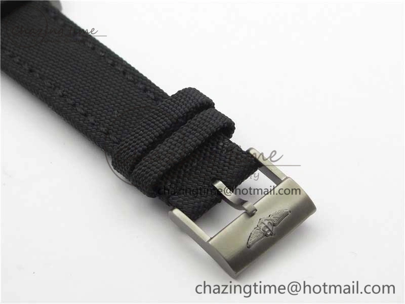 AVENGER Boutique Edition V17310 Dia Bezel Ti DLC 1:1 Best Edition Yellow Dial on Nylon Strap A2824