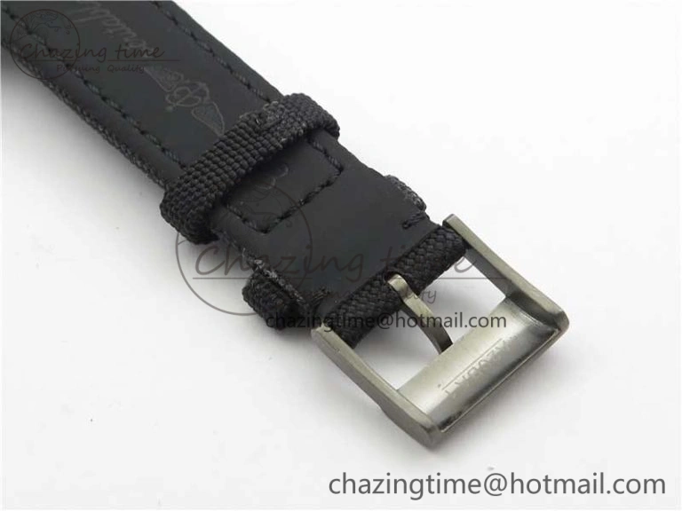 AVENGER Boutique Edition V17310 Dia Bezel Ti DLC 1:1 Best Edition Yellow Dial on Nylon Strap A2824