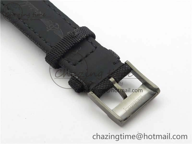 AVENGER Boutique Edition V17310 Dia Bezel Ti DLC 1:1 Best Edition Yellow Dial on Nylon Strap A2824