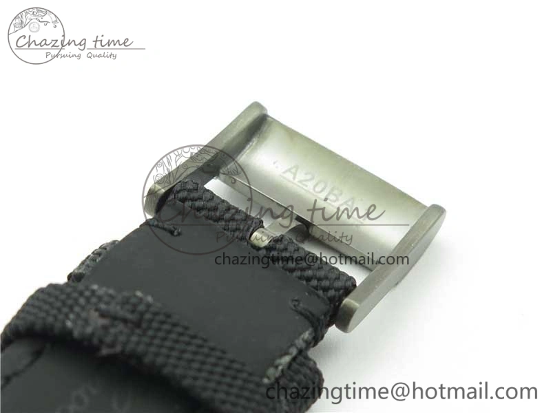 AVENGER Boutique Edition V17310 Dia Bezel Ti DLC 1:1 Best Edition Yellow Dial on Nylon Strap A2824