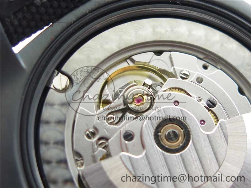 AVENGER Boutique Edition V17310 Ti DLC 1:1 Best Edition Black CF Dial on Nylon Strap A2824